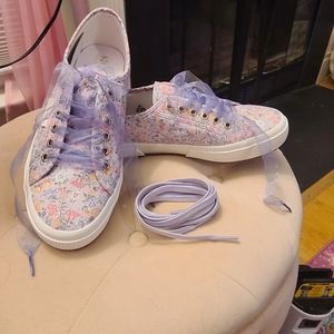 LoveShackFancy Superga Floral Sneakers NWOT